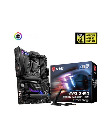 MSI MPG Z490 GAMING CARBON WIFI scheda madre Intel Z490 LGA 1200 (Socket H5) ATX