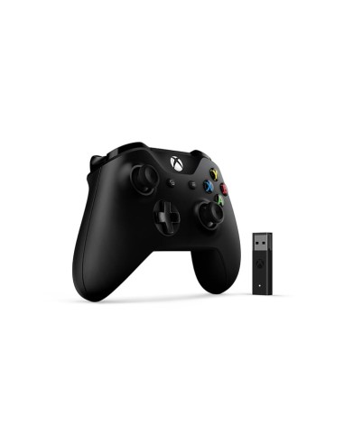 Microsoft Xbox Controller + Wireless Adapter Nero Gamepad PC, Xbox One