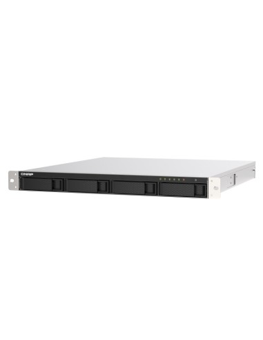 QNAP TS-453DU-RP NAS Rack (1U) Collegamento ethernet LAN Nero, Grigio J4125