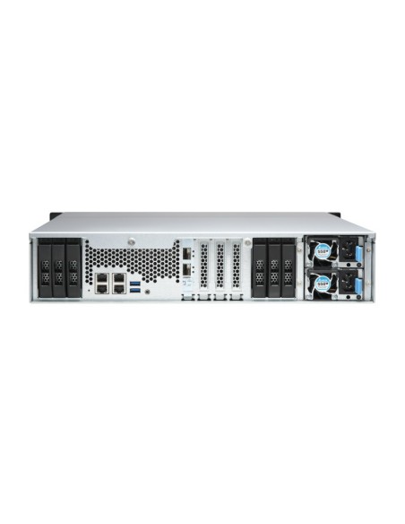 QNAP TS-h1886XU-RP NAS Armadio (2U) Collegamento ethernet LAN Nero, Grigio D-1622
