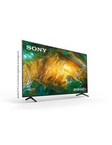Sony KD-75XH80 | Android TV 75 pollici, Smart TV LED 4K HDR Ultra HD, con Assistenti Vocali integrati (Nero, Modello 2020)