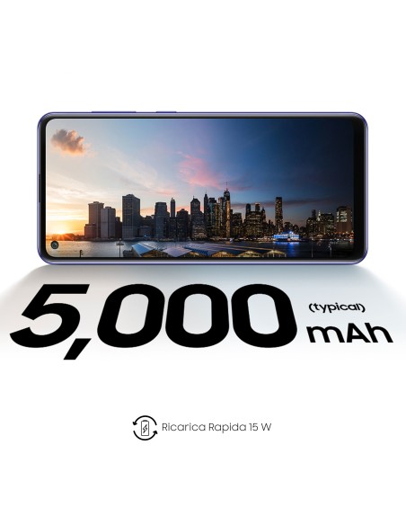 Samsung Galaxy A21s SM-A217F DSN 16,5 cm (6.5") Doppia SIM Android 10.0 4G USB tipo-C 3 GB 32 GB 5000 mAh Blu