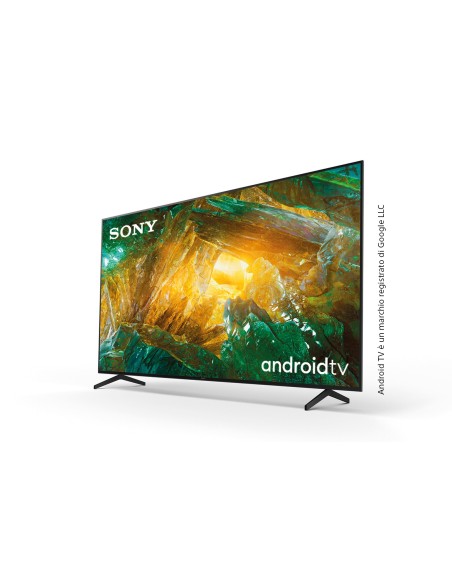 Sony KD-85XH80 | Android TV 85 pollici, Smart TV LED 4K HDR Ultra HD, con Assistenti Vocali integrati (Nero, Modello 2020)