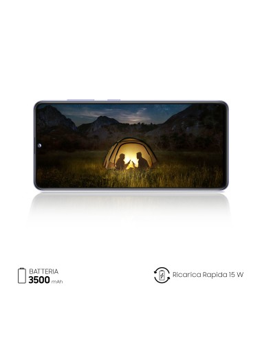 Samsung Galaxy A41 , Display 6.1, 64GB, 4 GB, 3500 mAh, Dual Sim, Prism Crush Blue