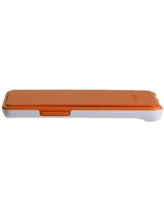 Samsung EF-C1A2WOEC custodia per cellulare Custodia flip a libro Arancione, Bianco 2