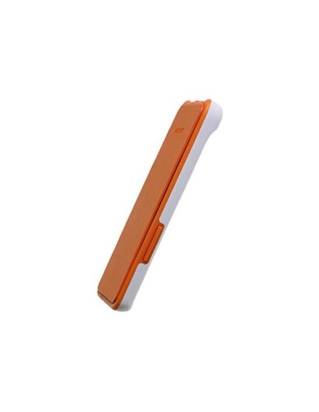 Samsung EF-C1A2WOEC custodia per cellulare Custodia flip a libro Arancione, Bianco