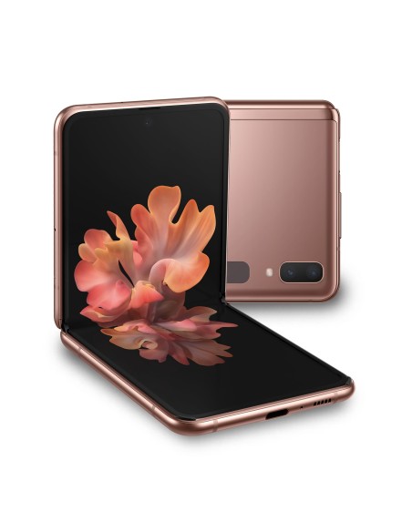 Samsung Galaxy Z Flip 5G , ext. 1.1” int. 6.7”, 256GB, RAM 8GB, Single Sim eSim, Android 10, Mystic Bronze