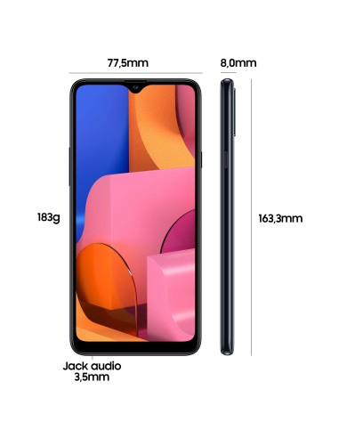 Samsung Galaxy A20s 32 GB Display 6.5"HD+ TFT Black