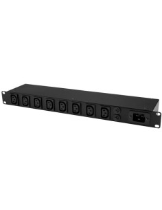 StarTech.com Unità Distribuzione Alimentazione PDU 1U a 8 porte montabile a Rack con prese C13 - 16A - Cavo di Alimentazione