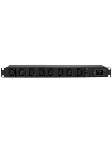 StarTech.com Unità Distribuzione Alimentazione PDU 1U a 8 porte montabile a Rack con prese C13 - 16A - Cavo di Alimentazione