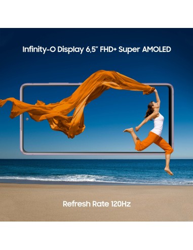 Samsung Galaxy S20 FE , Display 6.5" Super AMOLED, 3 fotocamere posteriori, 128 GB Espandibili, RAM 6GB, Batteria 4500mAh,