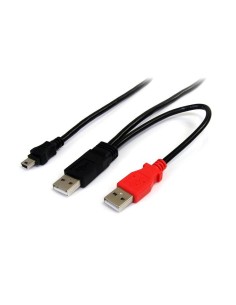 StarTech.com Cavo Sdoppiatore USB 2.0 da 91 cm per Disco Rigido HDD Esterno - 2x USB A a Mini B
