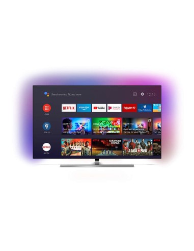 Philips 55OLED855 12 TV 139,7 cm (55") 4K Ultra HD Smart TV Wi-Fi Nero, Argento