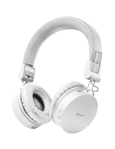 Trust 23909 cuffia e auricolare Cuffie Con cavo e senza cavo A Padiglione MUSICA Micro-USB Bluetooth Bianco