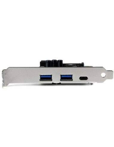 StarTech.com Scheda Combo PCI Express da 5 Porte USB 3.1 (10 Gbps) - 1x USB-C 2x USB-A + 2x IDC ( 5 Gbps)