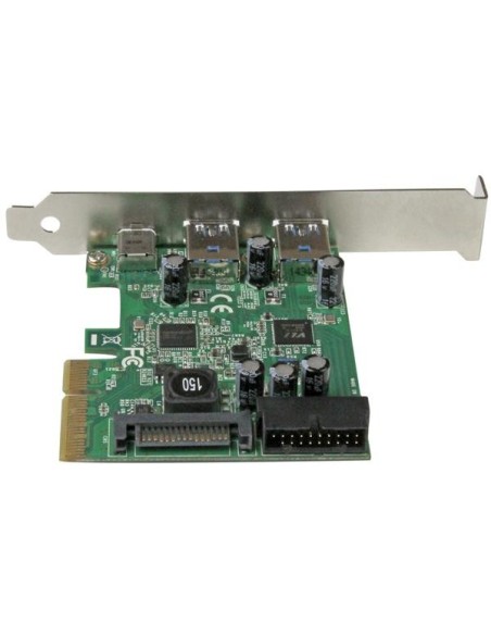 StarTech.com Scheda Combo PCI Express da 5 Porte USB 3.1 (10 Gbps) - 1x USB-C 2x USB-A + 2x IDC ( 5 Gbps)