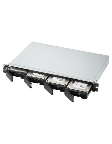 QNAP TS-451DeU-2G NAS Rack (1U) Collegamento ethernet LAN Nero, Grigio J4025