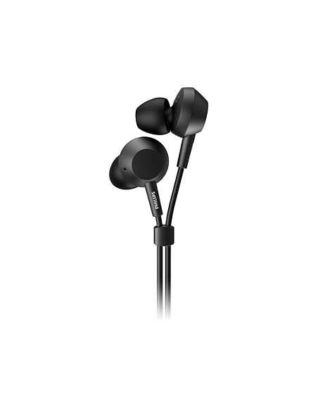 Philips 3000 series TAE4105BK 00 cuffia e auricolare Cablato In-ear Musica e Chiamate Nero