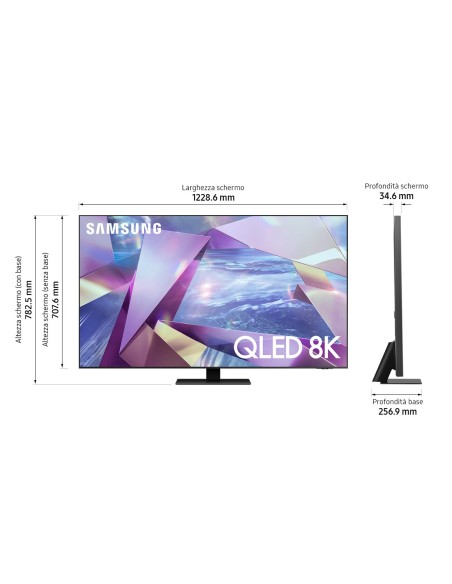 Samsung Series 7 QE55Q700TAT 139,7 cm (55") 8K Ultra HD Smart TV Wi-Fi Nero