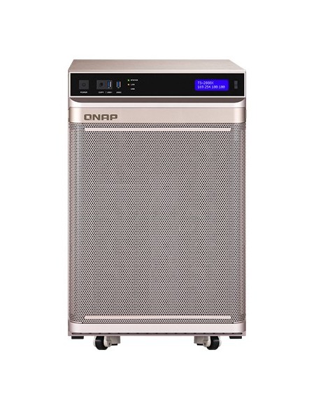 QNAP TS-2888X-W2123-32G server NAS e di archiviazione Tower Collegamento ethernet LAN Argento W-2123