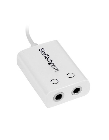 StarTech.com Adattatore Sdoppiatore Cuffie 3.5mm - Cavo splitter per Jack da 3.5mm Maschio a 2 Femmine