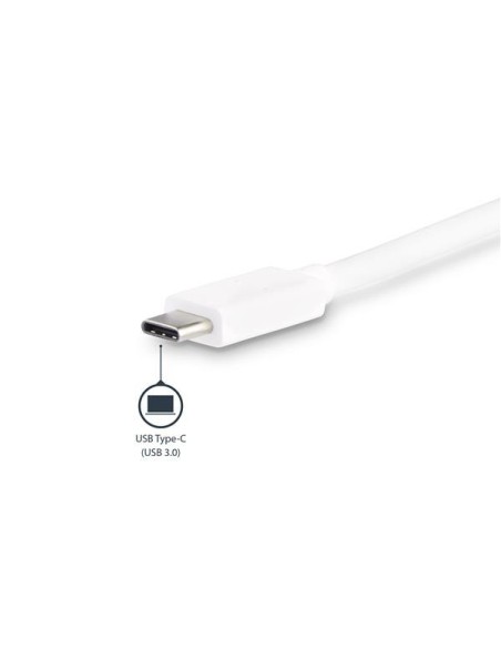 StarTech.com Adattatore multiporta USB-C - Dock da viaggio USB-C a HDMI 4K o VGA 1080p - Gigabit Ethernet, 5 Gbps USB-A 3.0 -