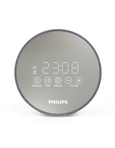 Philips TADR402 12 sveglia Sveglia digitale Grigio