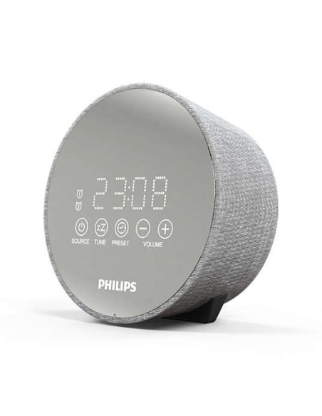 Philips TADR402 12 sveglia Sveglia digitale Grigio