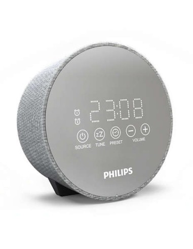Philips TADR402 12 sveglia Sveglia digitale Grigio