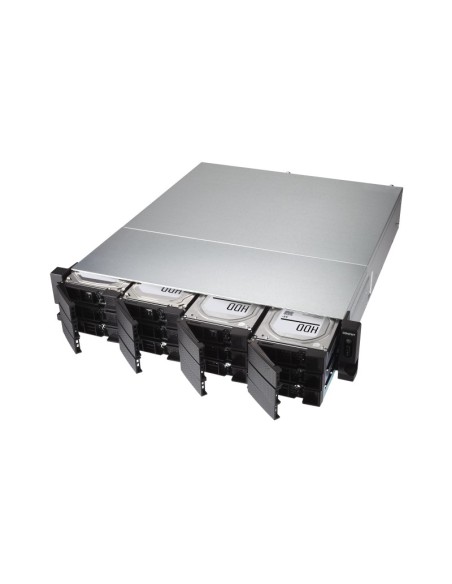 QNAP TS-1277XU-RP NAS Armadio (2U) Collegamento ethernet LAN Nero, Grigio 2700