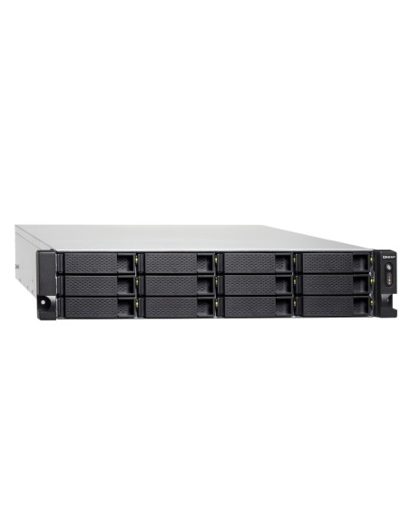 QNAP TS-1277XU-RP NAS Armadio (2U) Collegamento ethernet LAN Nero, Grigio 2700