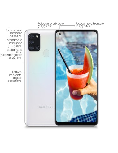 Samsung Galaxy A21s SM-A217F DSN 16,5 cm (6.5") Doppia SIM Android 10.0 4G USB tipo-C 3 GB 32 GB 5000 mAh Bianco