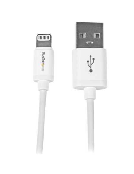 StarTech.com Cavo connettore lightning a 8 pin Apple bianco da 30cm a USB per iPhone   iPod   iPad