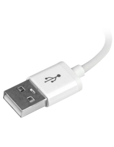 StarTech.com Cavo connettore lightning a 8 pin Apple bianco da 30cm a USB per iPhone   iPod   iPad