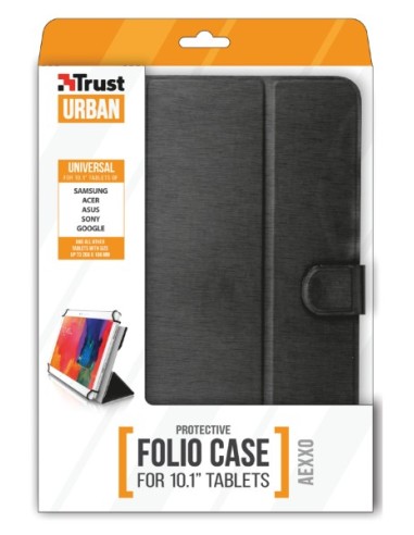 Trust Aexxo 10.1" 25,6 cm (10.1") Custodia a libro Nero
