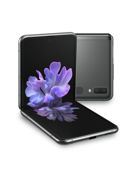 Samsung Galaxy Z Flip 5G , ext. 1.1” int. 6.7”, 256GB, RAM 8GB, Single Sim eSim, Android 10, Mystic Gray