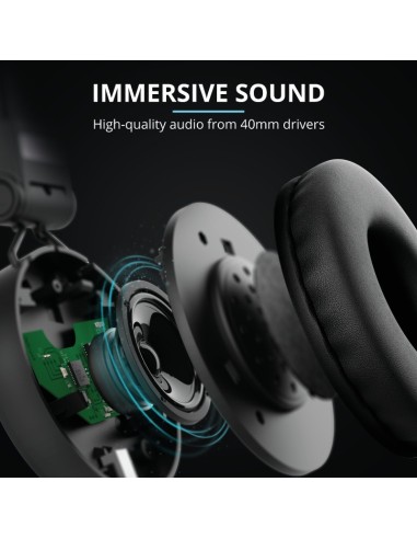 Trust Tones Auricolare Con cavo e senza cavo A Padiglione Musica e Chiamate Micro-USB Bluetooth Nero, Acciaio