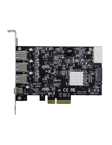 StarTech.com Scheda PCIe a 4 Porte USB 3.1 - 3x USB-A a 1x USB-C - 2x Canali Dedicati