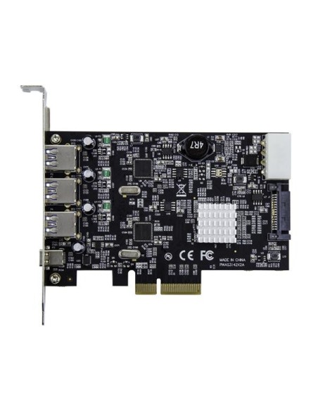 StarTech.com Scheda PCIe a 4 Porte USB 3.1 - 3x USB-A a 1x USB-C - 2x Canali Dedicati