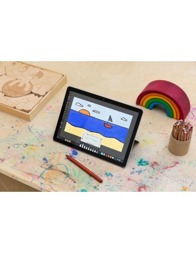 Microsoft Surface Go 2 128 GB 26,7 cm (10.5") Intel® Core™ m3 8 GB Wi-Fi 6 (802.11ax) Windows 10 Pro Argento