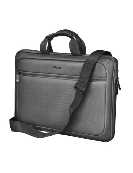 Trust York borsa per notebook 39,6 cm (15.6") Custodia a tasca Nero, Grigio