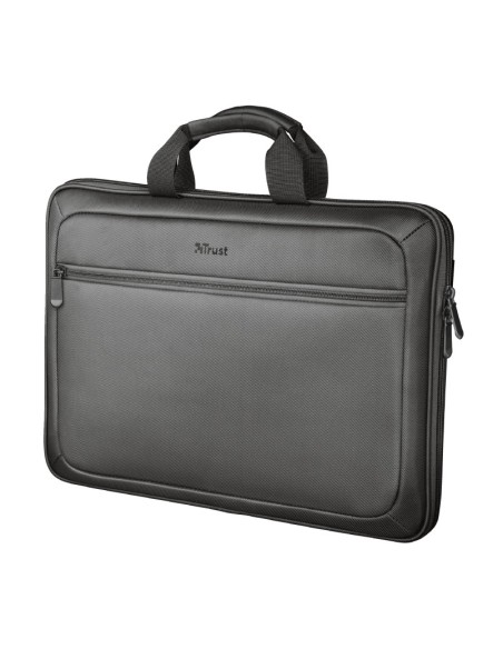 Trust York borsa per notebook 39,6 cm (15.6") Custodia a tasca Nero, Grigio