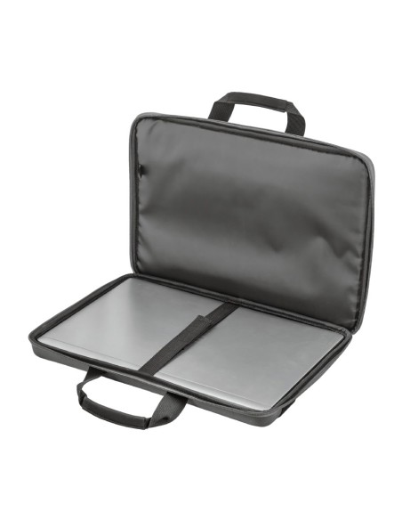 Trust York borsa per notebook 39,6 cm (15.6") Custodia a tasca Nero, Grigio