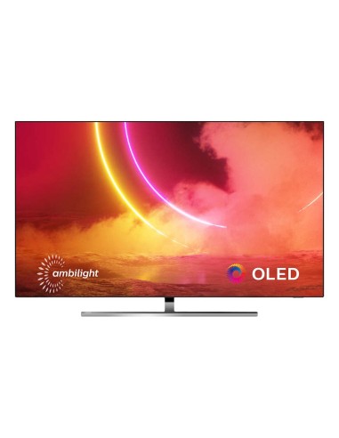 Philips 65OLED855 12 TV 165,1 cm (65") 4K Ultra HD Smart TV Wi-Fi Nero, Argento