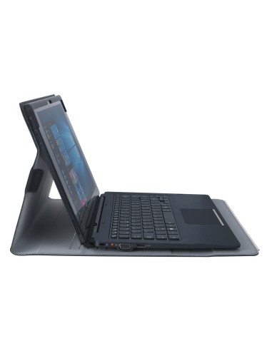 Dynabook X30T borsa per notebook 33,8 cm (13.3") Custodia a libro Blu, Grigio