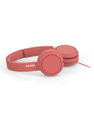 Philips 3000 series TAH4105RD 00 cuffia e auricolare Cablato A Padiglione Musica e Chiamate Rosso