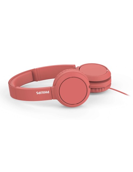 Philips 3000 series TAH4105RD 00 cuffia e auricolare Cablato A Padiglione Musica e Chiamate Rosso