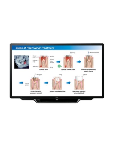 Sharp PN-70TH5 Monitor PC 177,8 cm (70") 3840 x 2160 Pixel 4K Ultra HD LED Touch screen Multi utente Nero