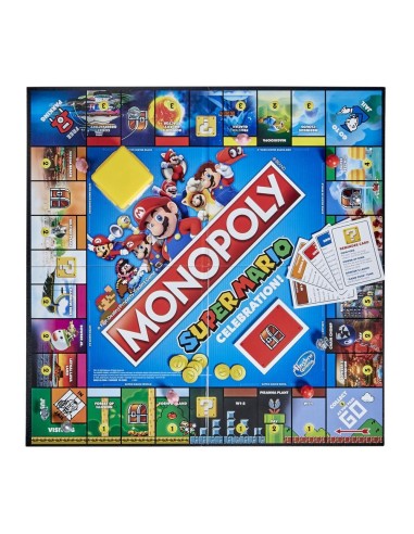 Hasbro Gaming Monopoly Super Mario Celebration Edition Gioco da tavolo Simulazione economica
