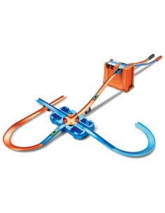 Hot Wheels Track Builder Deluxe Stunt Box, Playset con Componenti Pista Assortiti